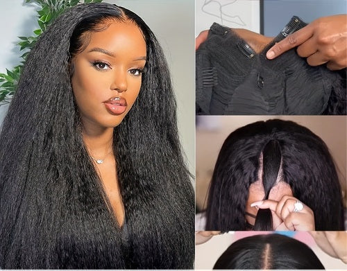Perruque afro avec pinces