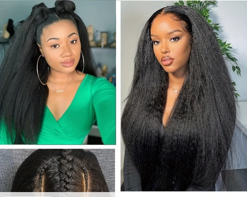 Perruque afro avec pinces