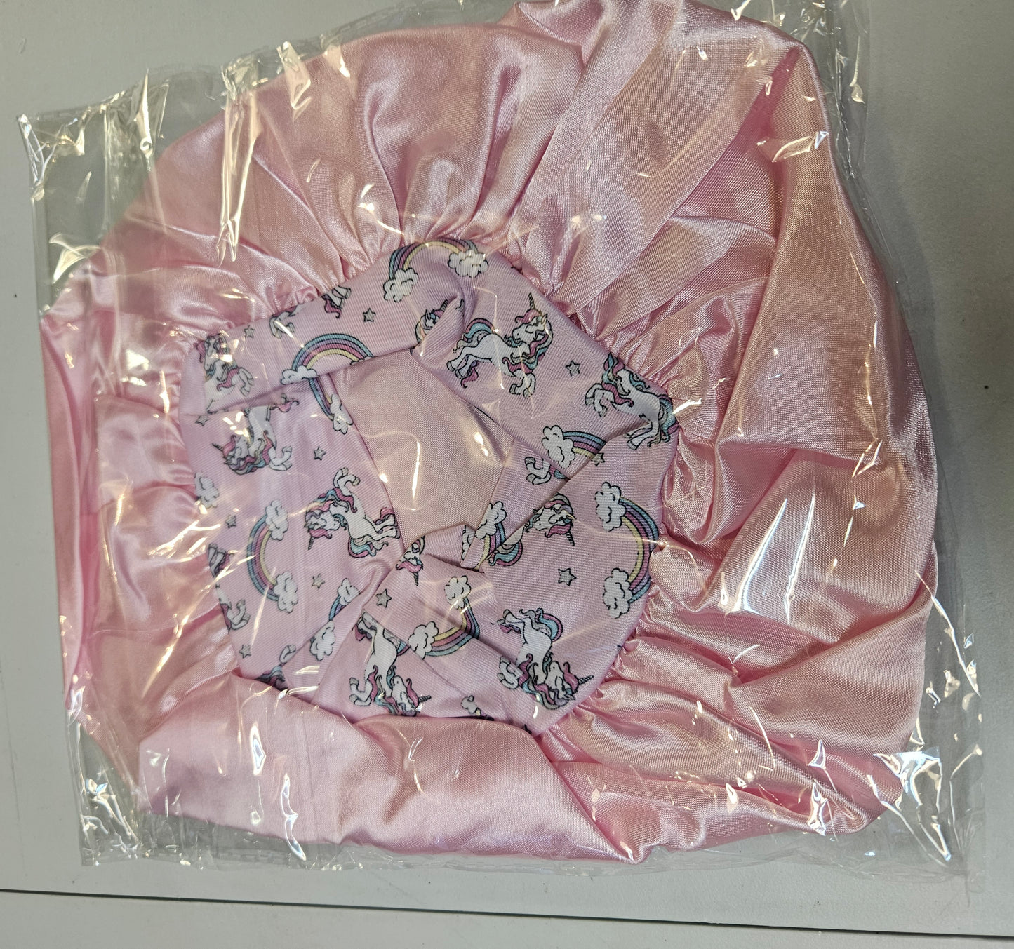 Bonnets en satin bandeau avec motif de fleurs ou papillons