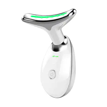 Masseur Facial de Beauté, Dispositif Facial Microcourant pour l'Acné de 7 Couleurs Ondulé, Raffermissant la Peau pour le Visage et le Cou