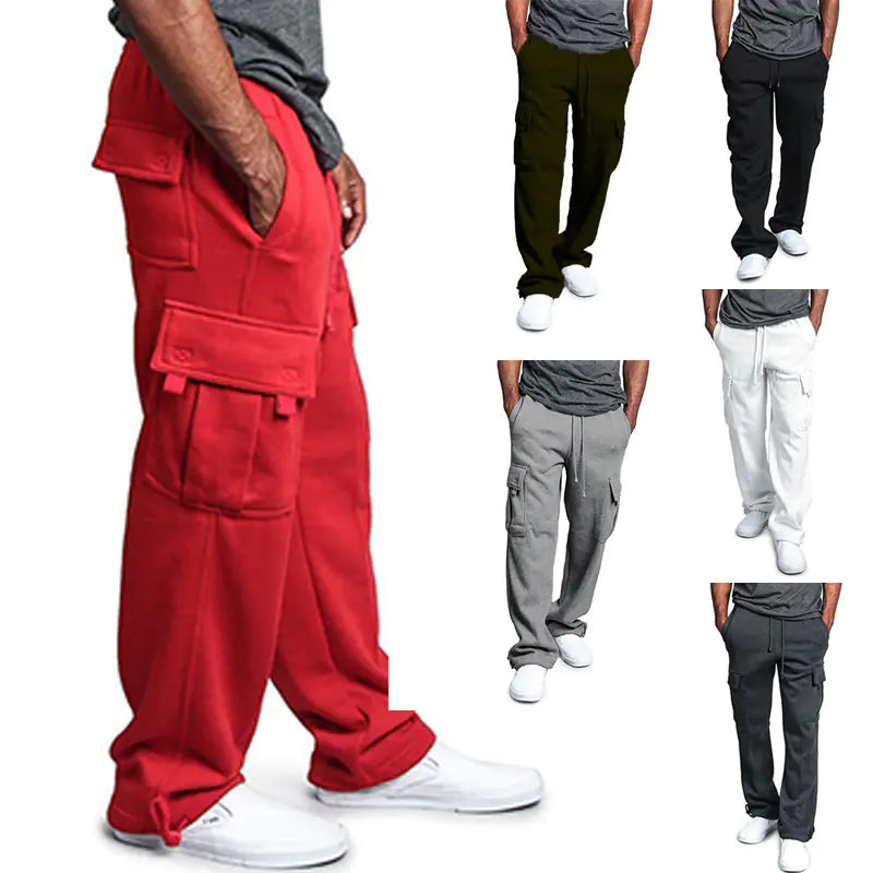 New Multi-Pocket Men's Cargo Pants for Street Style