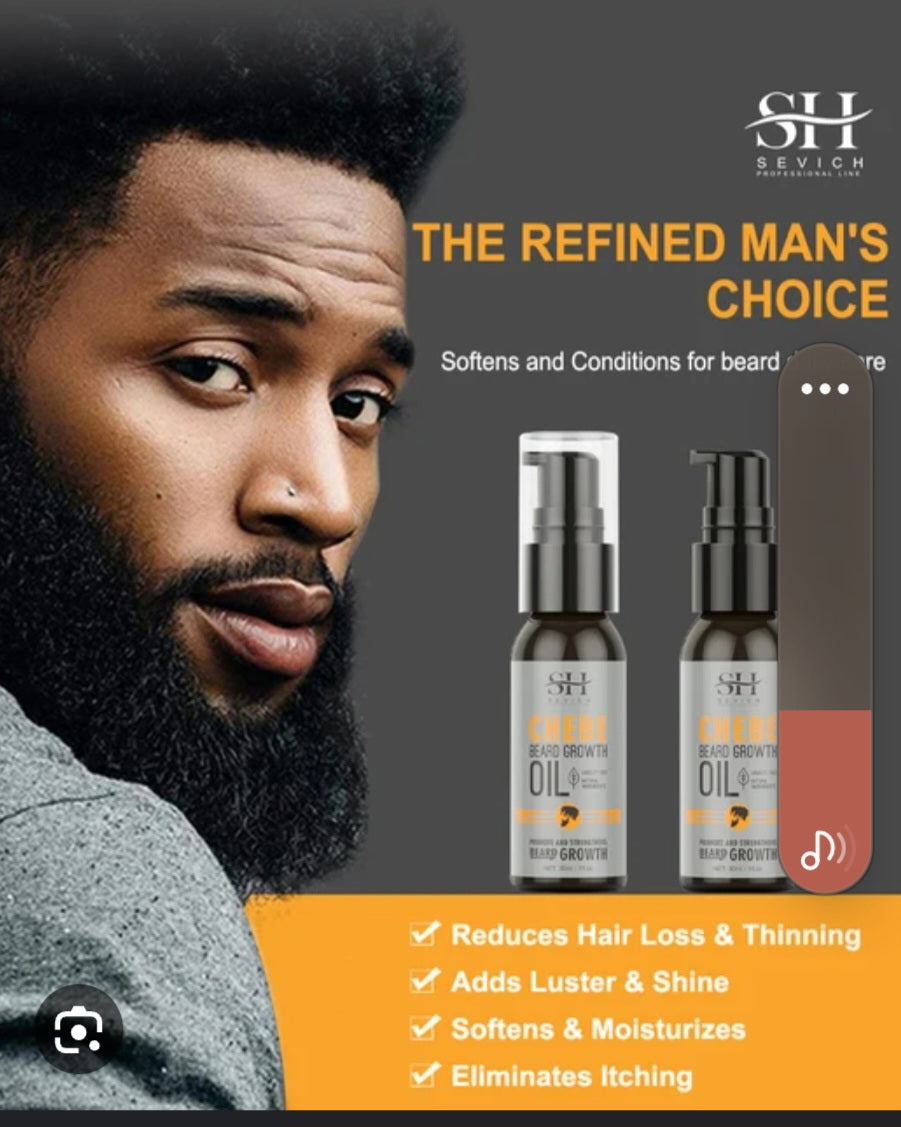 Chebe l'huile repousse barbes