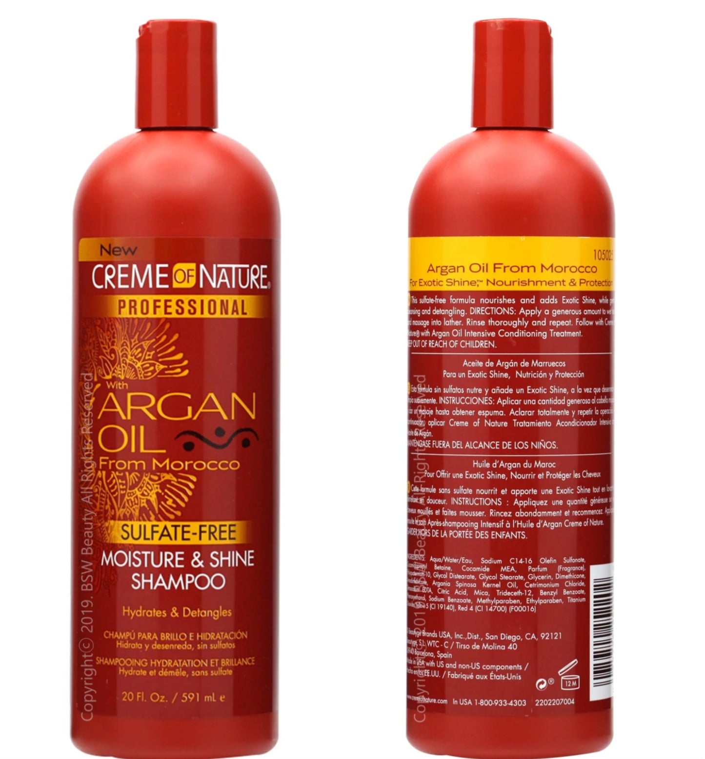 Shampoo l'huile Argan