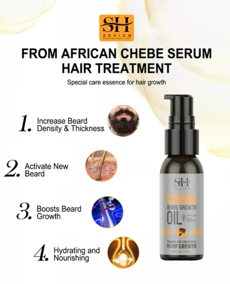 Chebe l'huile repousse barbes