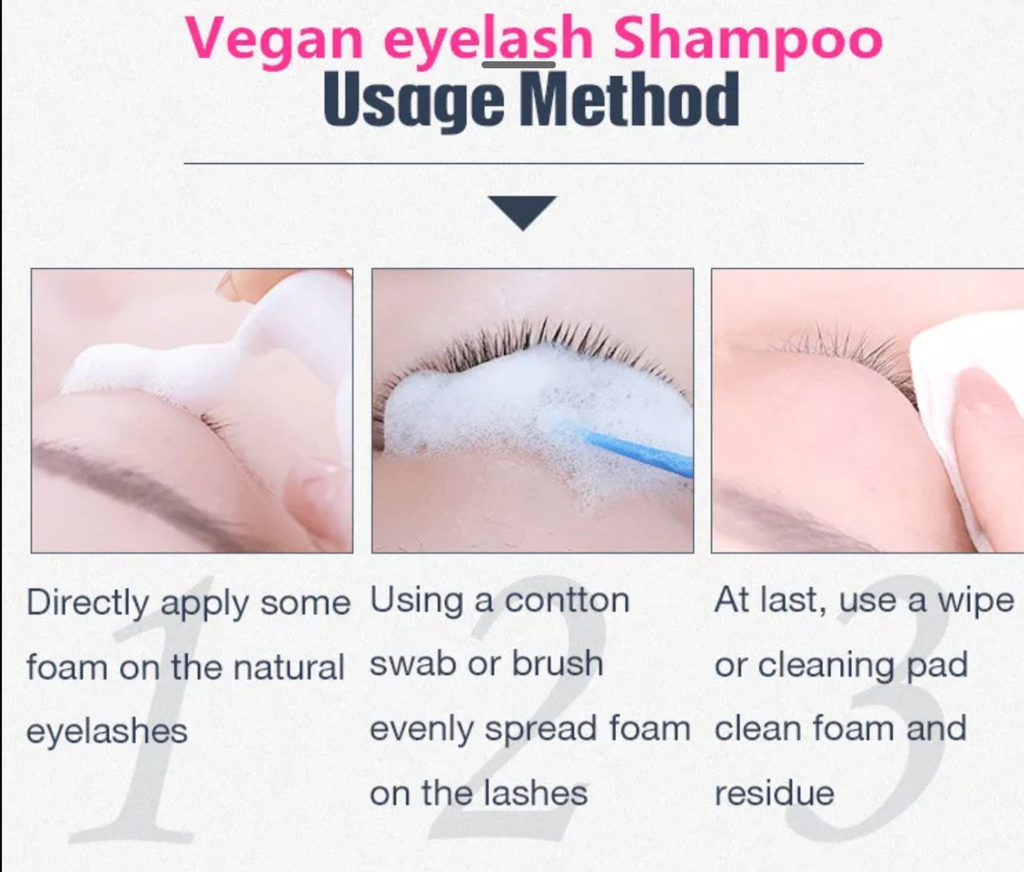 Preaclarus Shampoing pour les cils