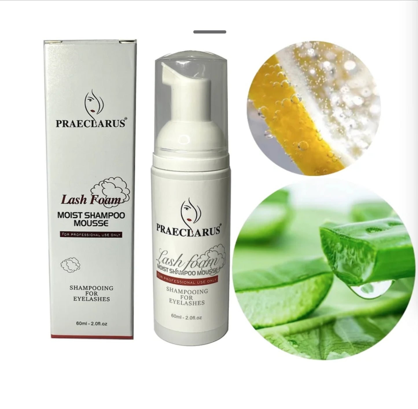 Preaclarus Shampoing pour les cils
