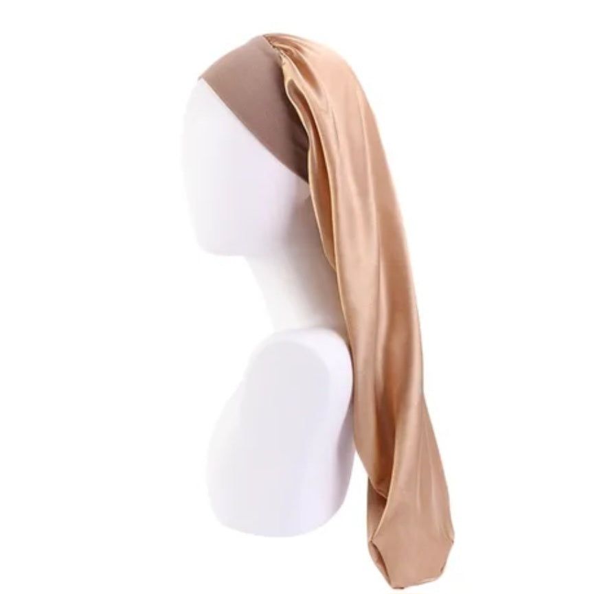 Bonnets satin longues