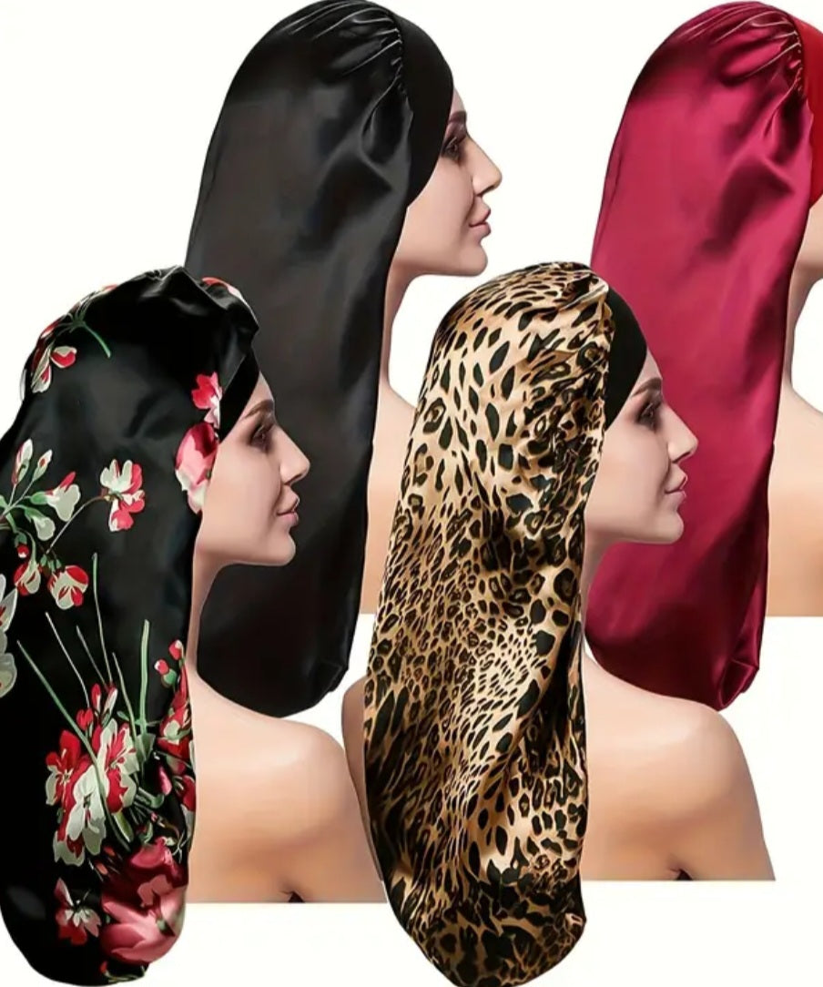 Bonnets satin longues