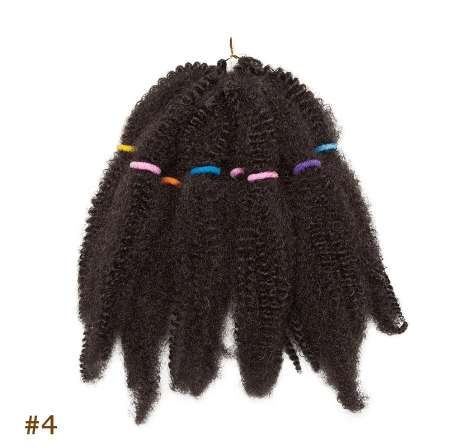 Cheveux afro kinky twist pre synthétiques