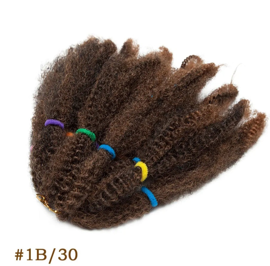 Cheveux afro kinky twist pre synthétiques