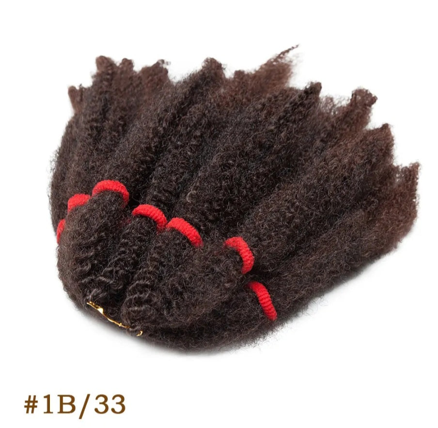 Cheveux afro kinky twist pre synthétiques