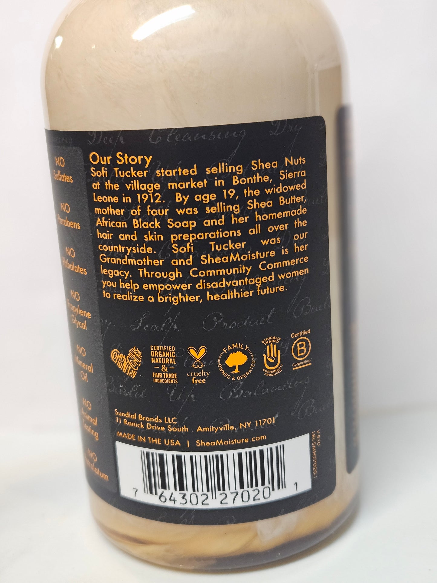 Shea Moisture Deep Cleancing Shampoo &  Balancing Conditioner