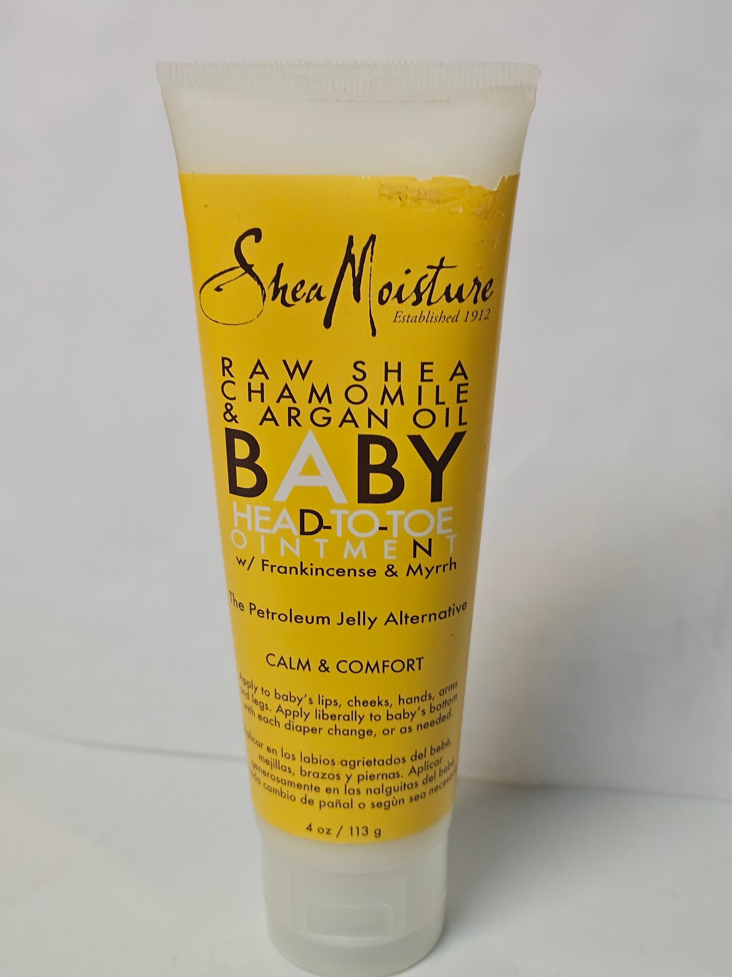 Shea Moisture Raw Shea Chamomile & Argan Oil,  Baby Head -To-Toe Lotion