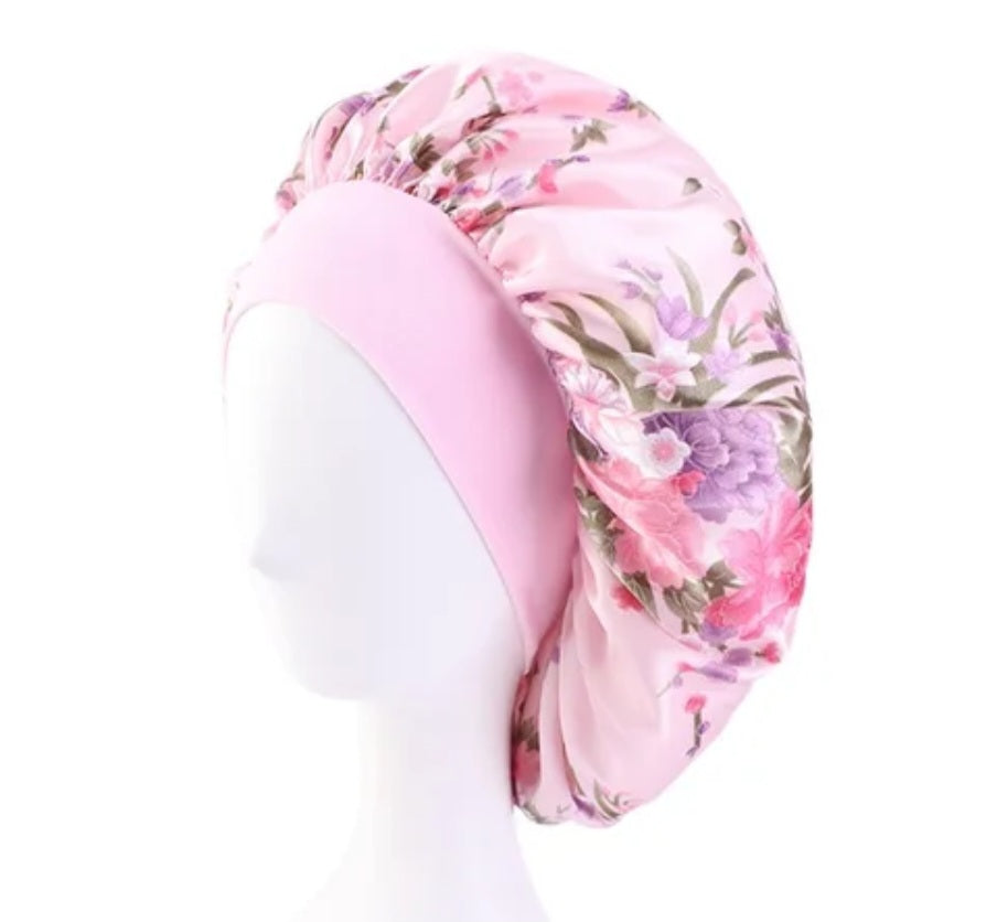 Bonnets en satin