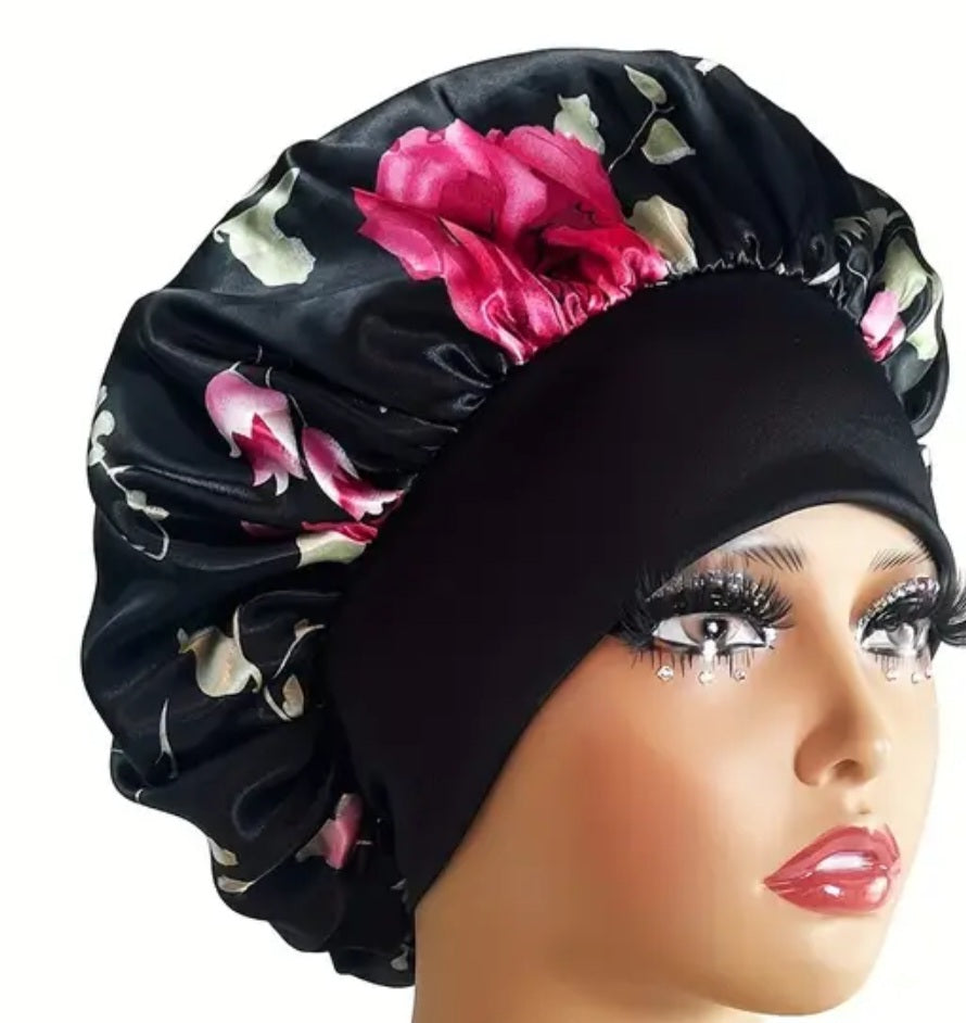 Bonnets en satin