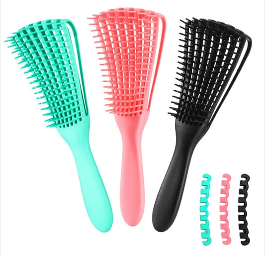 Brosse démelante cheveux bouclés