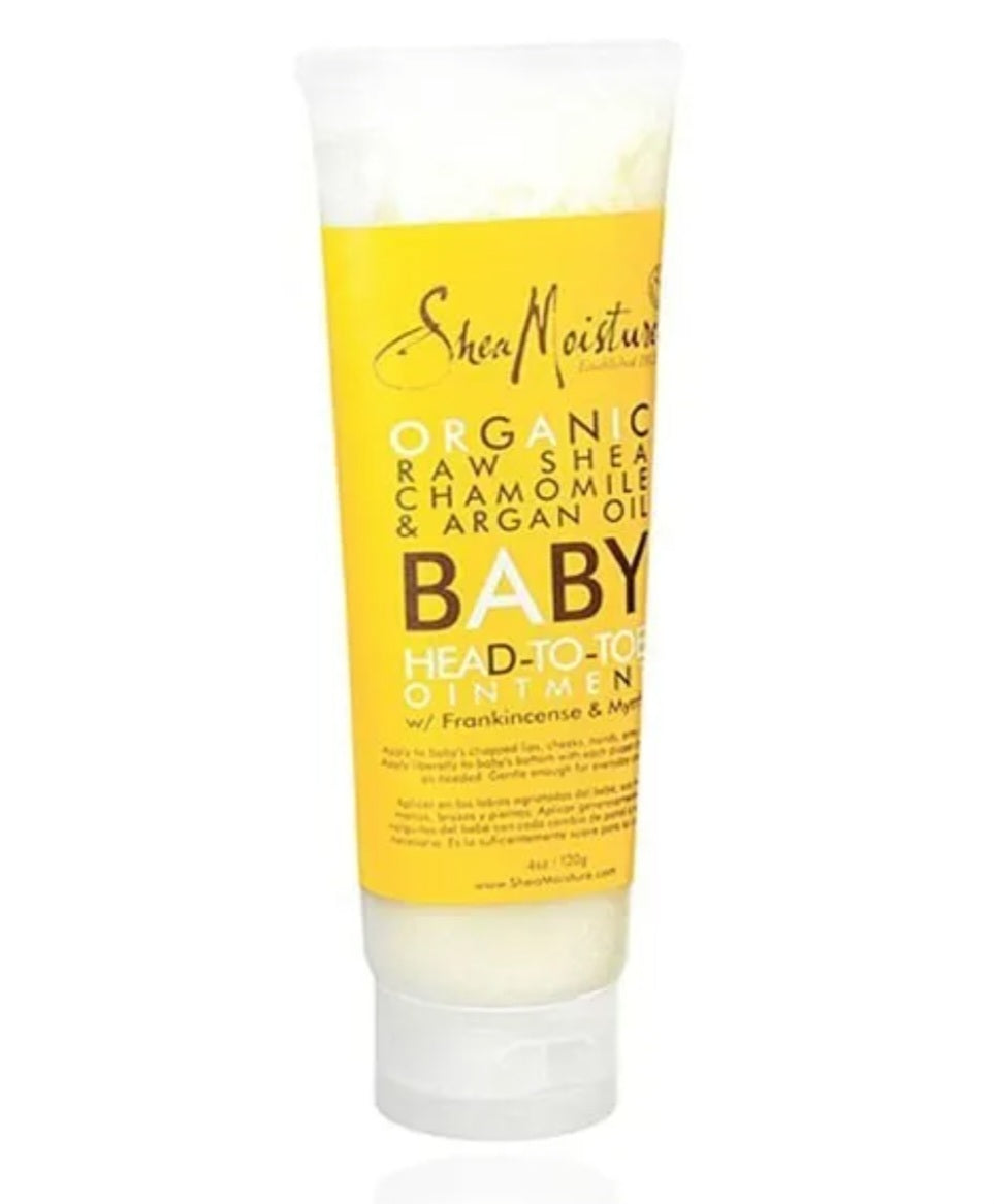 Shea Moisture Raw Shea Chamomile & Argan Oil,  Baby Head -To-Toe Lotion